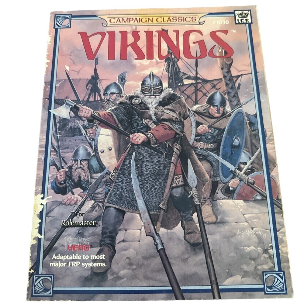 Rolemaster 1st Ed Vikings Fantasy Booklet